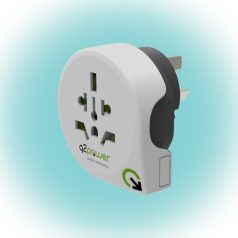 Q2 Power 1.100160 Utazóadapter, World to Australia/China