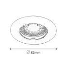 Rábalux 1046 Lite Ráépíthető és Beépíthető lámpa