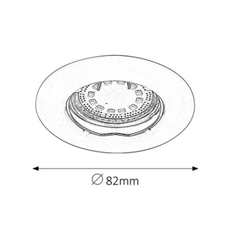 Rábalux 1046 Lite Ráépíthető és Beépíthető lámpa