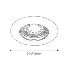 Rábalux 1163 Lite Ráépíthető és Beépíthető lámpa