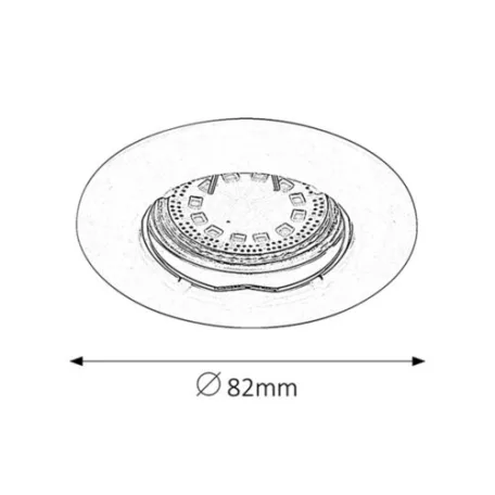 Rábalux 1163 Lite Ráépíthető és Beépíthető lámpa
