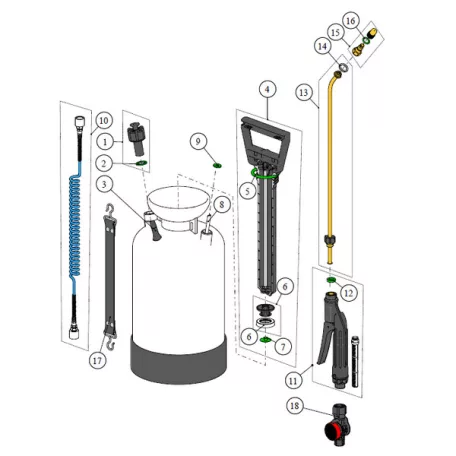 Birchmeier Profi Star 3 kézi permetezőgép
