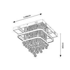 Rábalux 2239 Pallas Mennyezeti lámpa