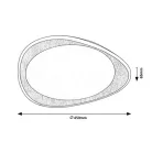 Rábalux 2427 Tamino Mennyezeti lámpa