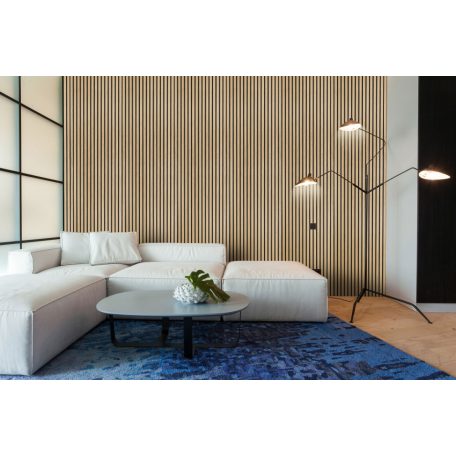 Natúr tölgy akusztikus falipanel 270x60,5x2,1 cm