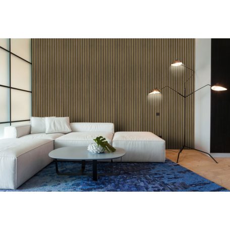 Teak akusztikus falipanel 270x60,5x2,1 cm