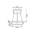 Rábalux 3085 Quadro Függeszték