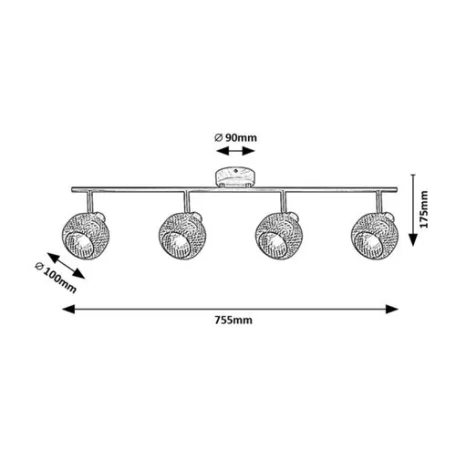 Rábalux 3130 Grendel Spotlámpa