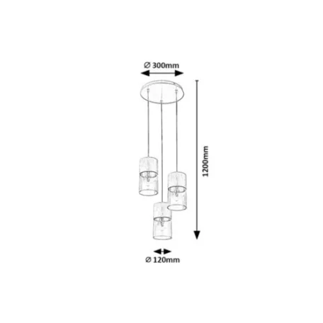 Rábalux 3155 Zelkova Függeszték