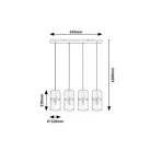 Rábalux 3156 Zelkova Függeszték