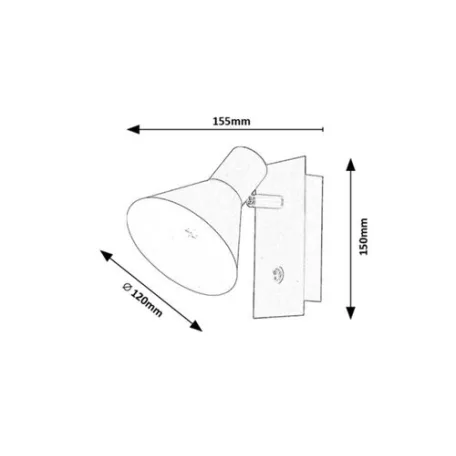 Rábalux 3157 Alvaro Spotlámpa