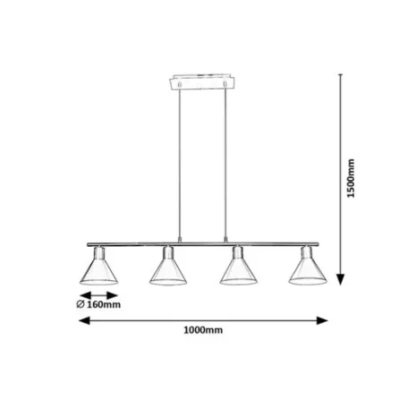 Rábalux 3160 Alvaro Függeszték
