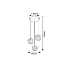 Rábalux 3178 Monet Függeszték