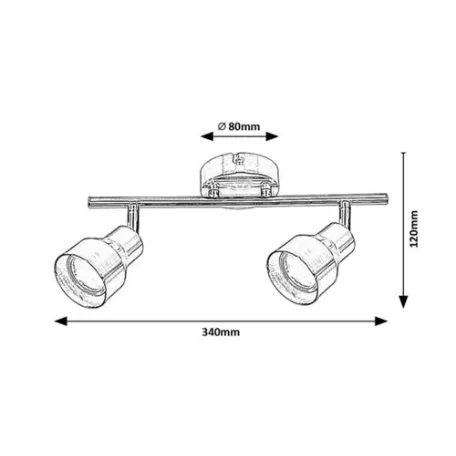 Rábalux 3184 Blake Spotlámpa