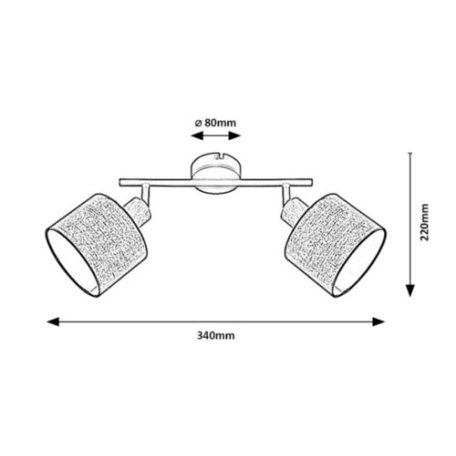 Rábalux 3245 Miguel Spotlámpa