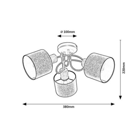 Rábalux 3246 Miguel Spotlámpa
