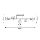 Rábalux 3296 Sullivan Mennyezeti lámpa