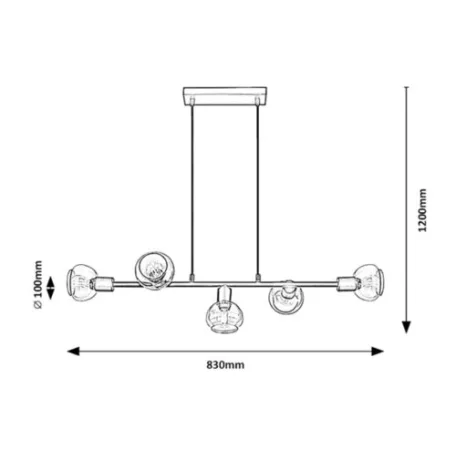 Rábalux 3297 Sullivan Függeszték