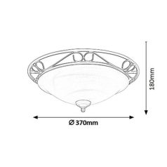 Rábalux 3722 Athen Mennyezeti lámpa