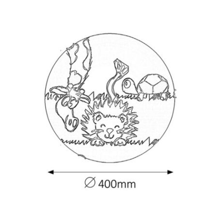 Rábalux 4559 Leon Gyereklámpa