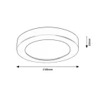 Rábalux 5276 Coco Ráépíthető és Beépíthető lámpa