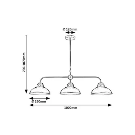 Rábalux 5309 Dragan Függeszték