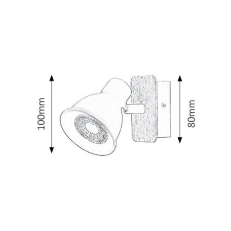 Rábalux 5902 Mac Spotlámpa