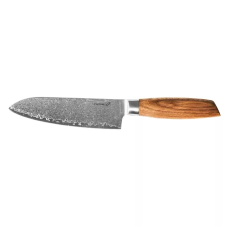 Gourmet Damaszkusz 17 cm, Santoku kés, zebrawood markolat