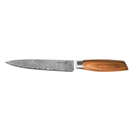 Gourmet Damaszkusz kés18 cm,  zebrawood markolat