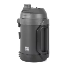 rozsdamentes termosz 3800 ml, fekete-szürke