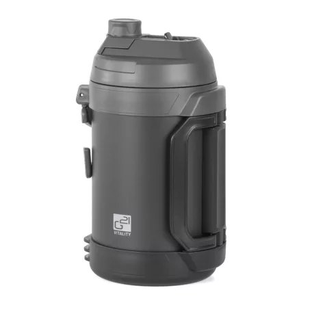 rozsdamentes termosz 3800 ml, fekete-szürke