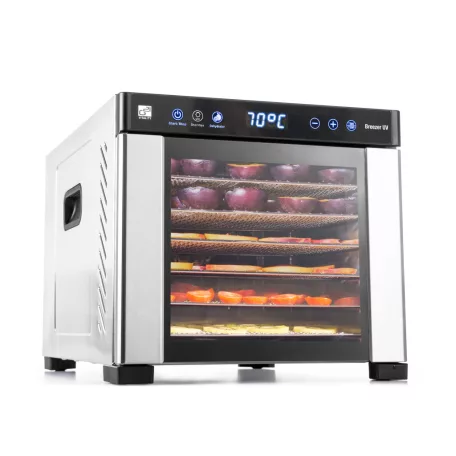 Breezer gyümölcsaszaló UV funkcióval, rozsdamentes acélból