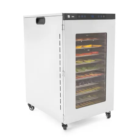 Bora gyümölcsszárító, rozsdamentes acél