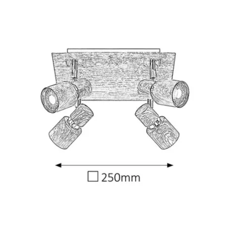Rábalux 6008 Merkur Spotlámpa