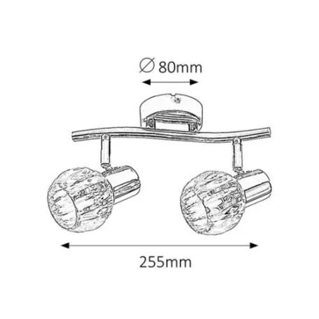 Rábalux 6092 Lauren Spotlámpa