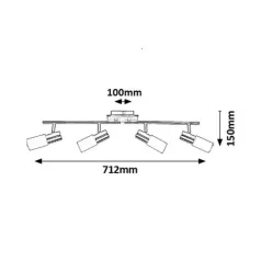 Rábalux 6099 Logan Spotlámpa