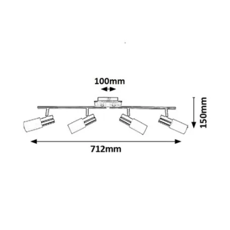Rábalux 6099 Logan Spotlámpa
