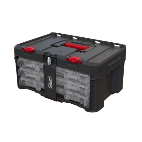 Box Keter Stack'N'Roll s tromi organizérmi