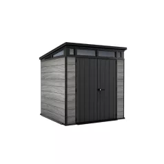 Kerti ház Keter PENT Signature 7x7 Storm Grey, padlóval