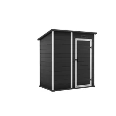   Kerti ház Keter Essential 6 x 4 sötétszürke / fehér, padlóval