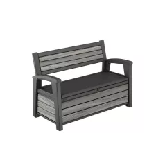 Kerti pad Keter Deco Garden Bench Storm grey