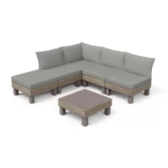   Keter Elements 5 személyes moduláris kerti bútor szett ashwood