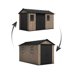 Keter Apex 7,5 x 13 Ashwood kerti ház, padlóval