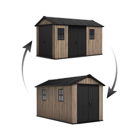 Keter Apex 7,5 x 13 Ashwood kerti ház, padlóval