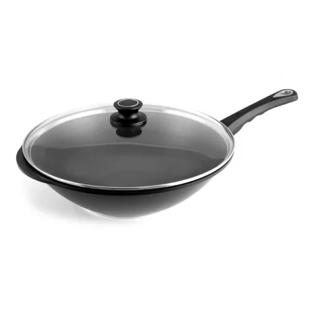 Cheff 36 cm wok serpenyő fedéllel