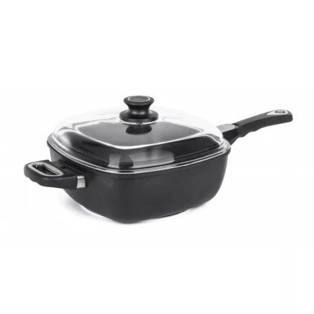 Cook mély serpenyő fedéllel és levehető fogantyúval, 26 cm