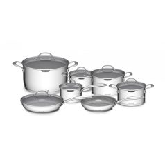   Gourmet Miracle edénykészlet szűrővel, 13 darab, rozsdamentes acél/greblon