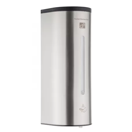 Automatikus érintés nélküli kézfertőtlenítő adagoló Rocket Stainless Steel, 1000 ml