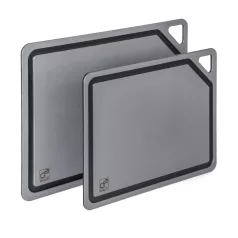   EcoCut szeletelődeszka természetes cellulózból – 2 darabos készlet, grafit színben