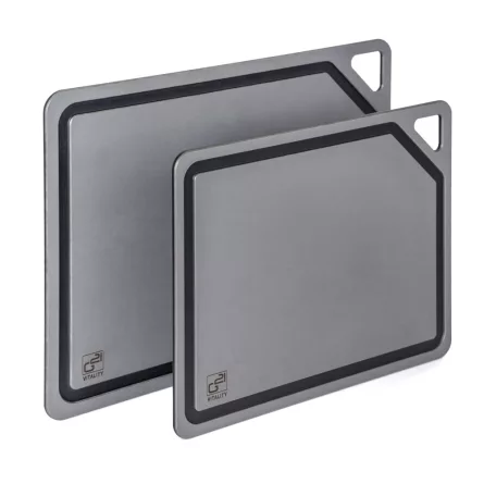 EcoCut szeletelődeszka természetes cellulózból – 2 darabos készlet, grafit színben